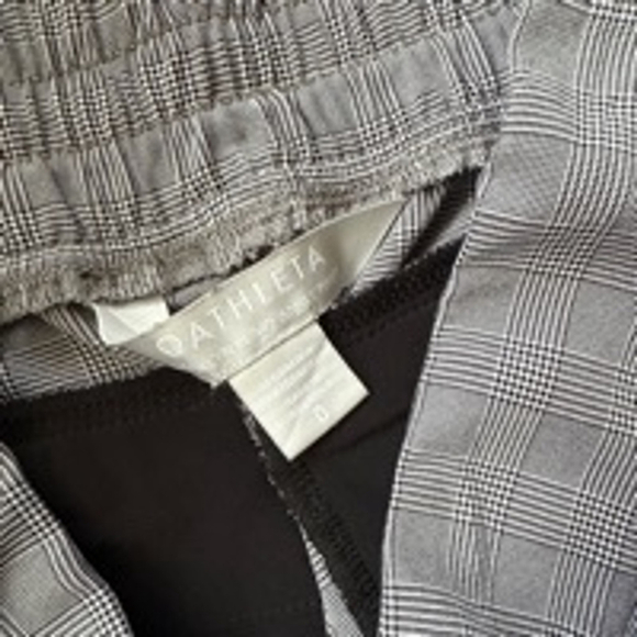 Athleta Brooklyn Plaid Ankle Pant Size 0 Travel Packable easy care lightweight - Picture 7 of 11